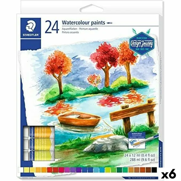 Vesivärimaalaussetti Staedtler Design Journey 6 Kappaletta 12 ml