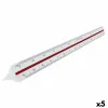 Lineāls Maped Balts 30 cm (5 gb.)