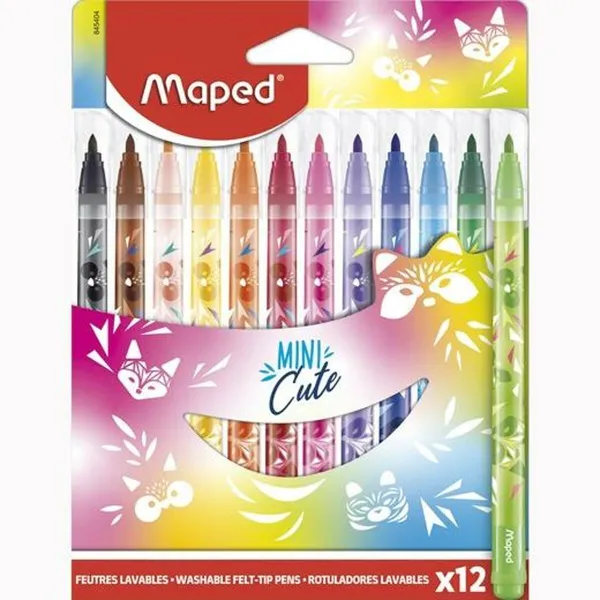 Tussisetti Maped Mini Cute Monivärinen 12 Kappaletta (12 osaa)