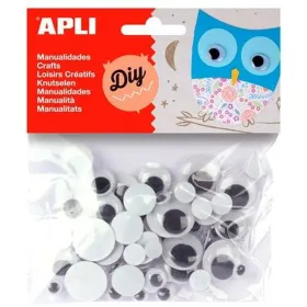 Stickers Apli 13058 Black (5 Units)