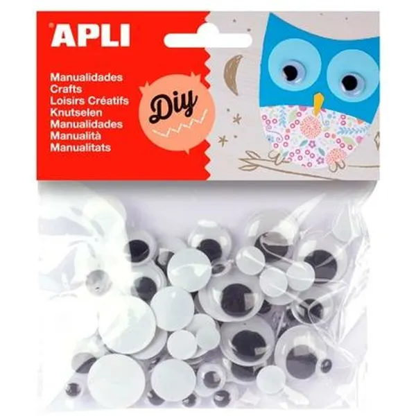 Stickers Apli 13058 Black (5 Units)