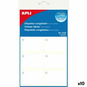 Etiķetes Apli Balts Saldētava 10 Loksnes 34 x 53 mm (10 gb.)