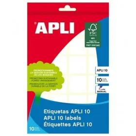 Теги Apli Белый 10 Листья (10 штук)