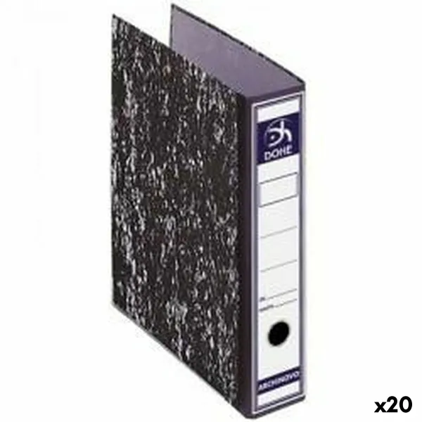 Tiedostokansio DOHE Musta Lehti 28,7 x 35 x 7,5 cm (20 osaa)