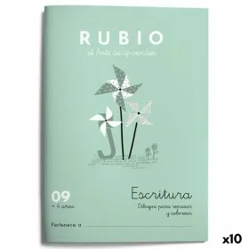 Writing and calligraphy notebook Rubio Nº09 A5 испанский (10 штук)
