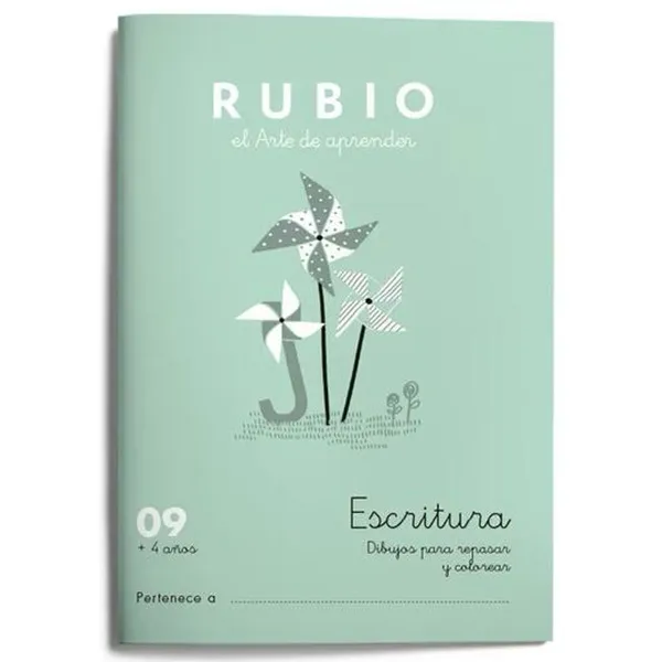 Writing and calligraphy notebook Rubio Nº09 A5 Ispanų (10 vnt.)