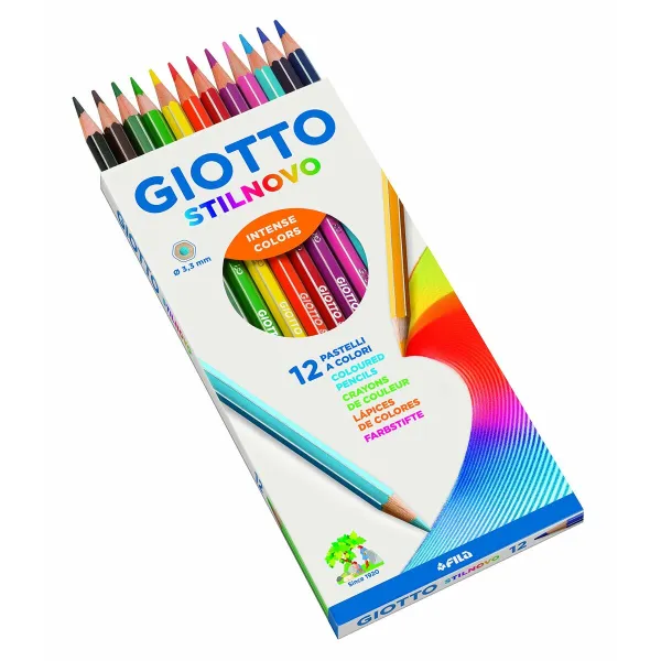 Krāsainie zīmuļi Giotto Stilnovo Daudzkrāsains 12 Daudzums