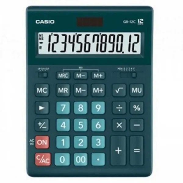 Laskin Casio GR-12C-DG-W-EP Sininen Hartsi