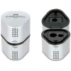 Pencil Sharpener Faber-Castell Grip 2001 3-in-1 Silver Metal (10 Units)