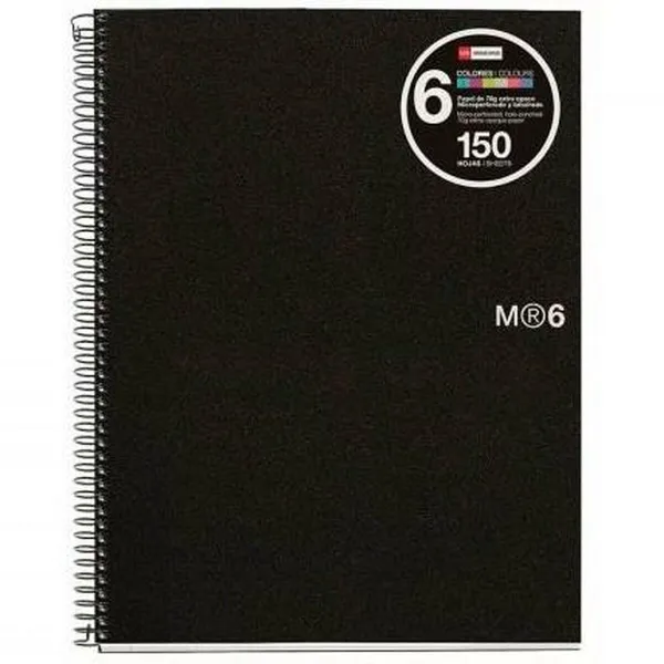 Notebook Miquelrius Graphite A4 150 Sheets (5 Units)