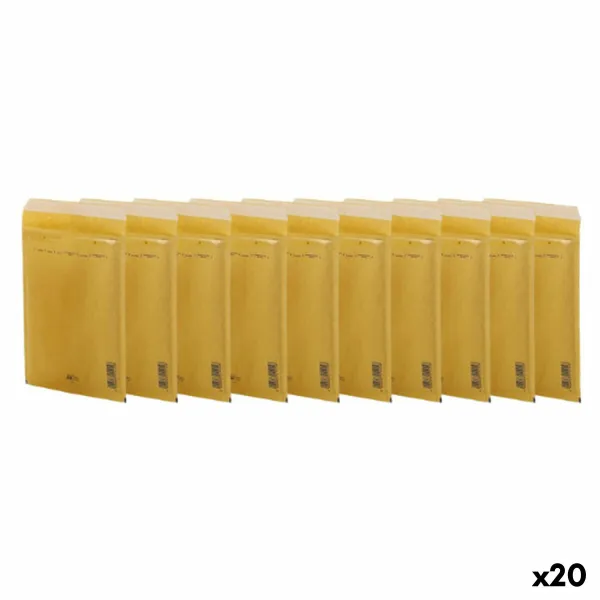 Aploksnes Sam AK-11 Brūns 110 x 165 mm Komplekts Ar polsterējumu 10 Daudzums (20 gb.)