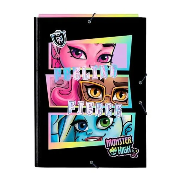 Kansio Monster High Monivärinen Lehti