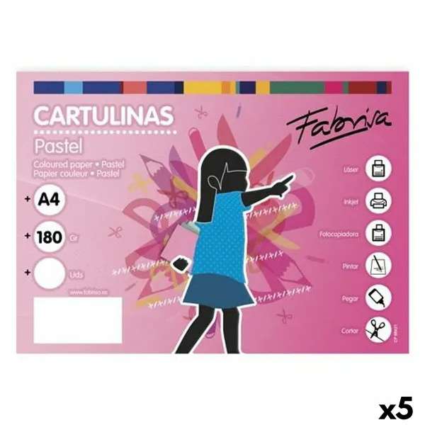 Kartoninis popierius Fabrisa Balta (5 vnt.)