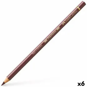 Krāsainie zīmuļi Faber-Castell Polychromos 176 Van-Dyck Brūns (6 gb.)