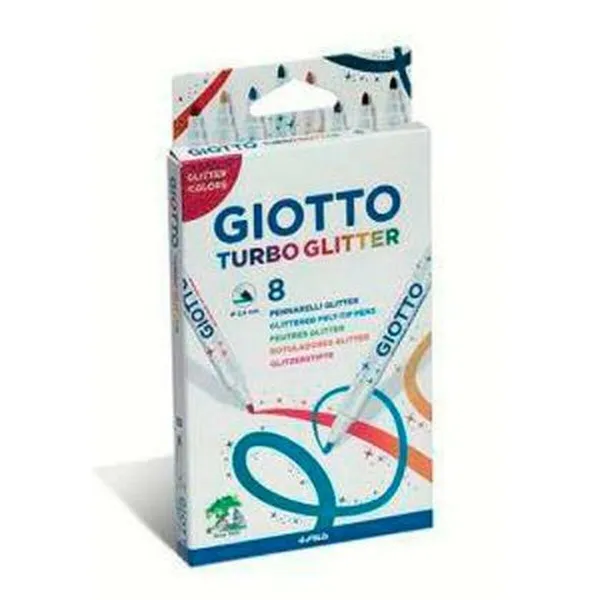 Tussisetti Giotto Turbo Glitter Monivärinen (10 osaa)