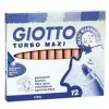 Set of Felt Tip Pens Giotto Turbo Maxi Pink (5 Units)