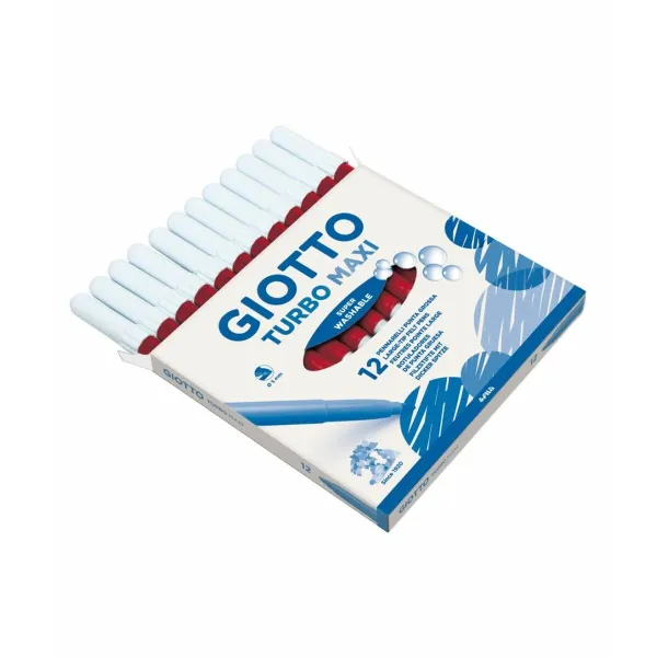 Flomasteru Komplekts Giotto Turbo Maxi Sarkans (5 gb.)