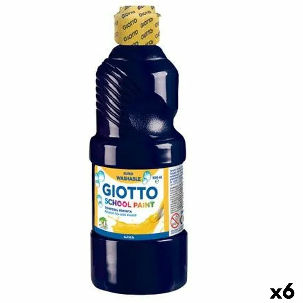Tempera Giotto   Musta 500 ml (6 osaa)