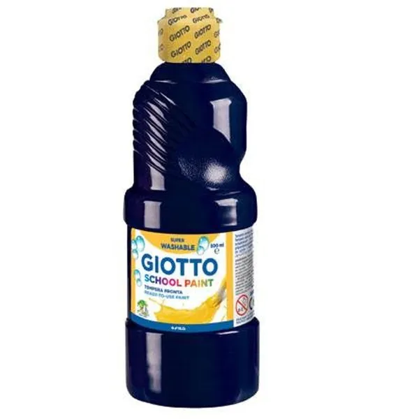 Tempera Giotto   Juoda 500 ml (6 vnt.)