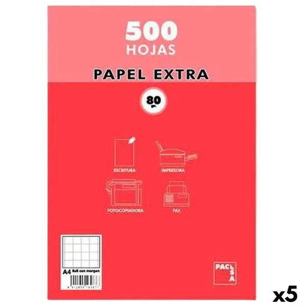 Papīrs Pacsa EXTRA Balts A4 500 Loksnes (5 gb.)