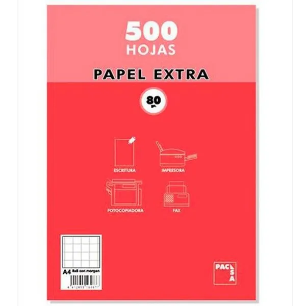 Papīrs Pacsa EXTRA Balts A4 500 Loksnes (5 gb.)