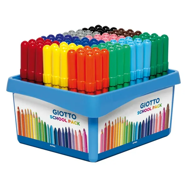 Žymeklių rinkinys Giotto Turbo Maxi School Spalvotas (4 vnt.)