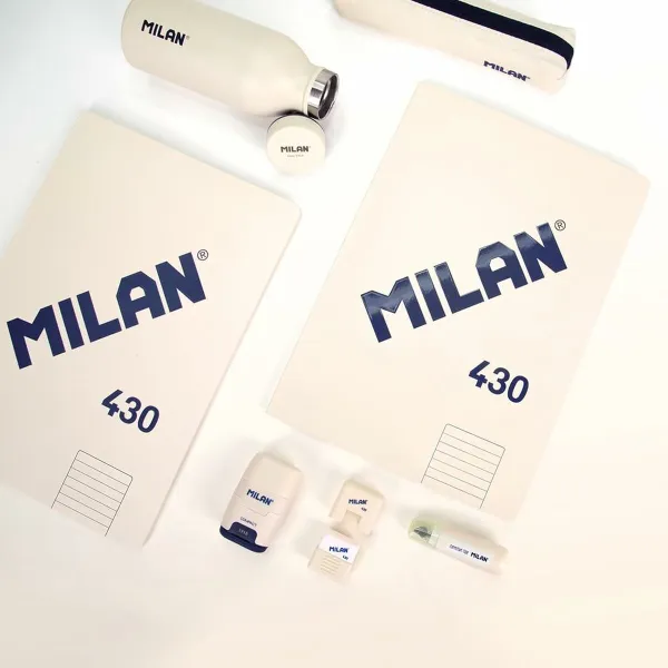 Notebook Milan 430 Beige A4 48 Sheets (3 Units)