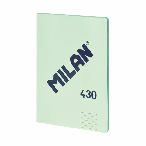 Notebook Milan 430 Green A4 48 Sheets (3 Units)
