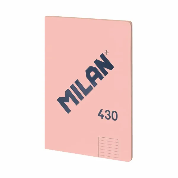 Notebook Milan 430 Pink A4 48 Sheets (3 Units)