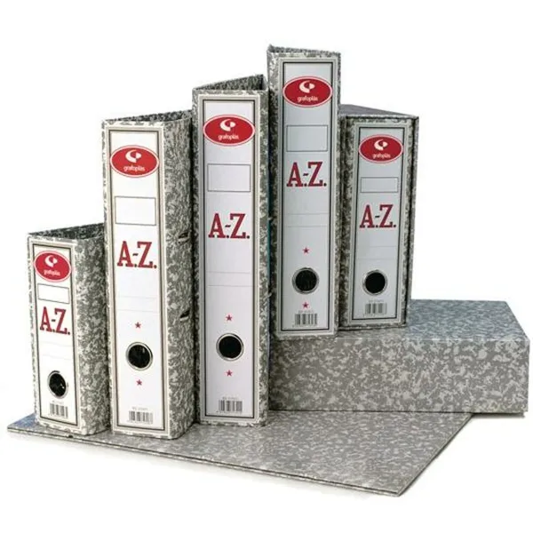 Lever Arch File Grafoplas Classic Grey Sheet (25 Units)