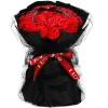 Soap flower bouquet Springos HA7440 32 red roses