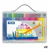 Flomasteru Komplekts Milan Conic Daudzkrāsains 50 Daudzums (12 gb.)