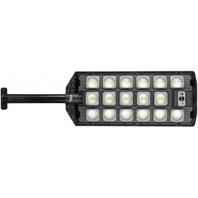 LED Solar Street Lamp with Remote Controller, Motion Sensor and automated Dimming Function, 1500lm