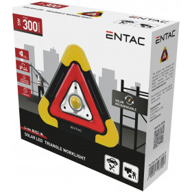 Entac Elakadásjelző Lámpa COB Újratölthető Napelemes