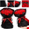 Soap flower bouquet Springos HA7440 32 red roses