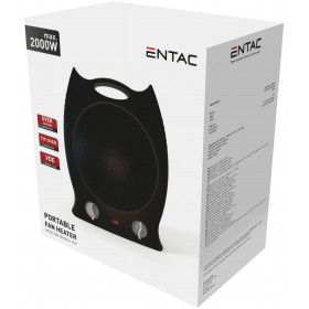 Portable Fan Heater 2000W Black