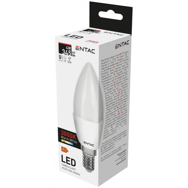 LED Candle E14 4W WW