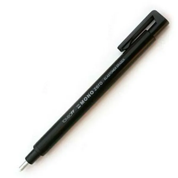 Ластик Tombow MONO ZERO Чёрный (5 штук)