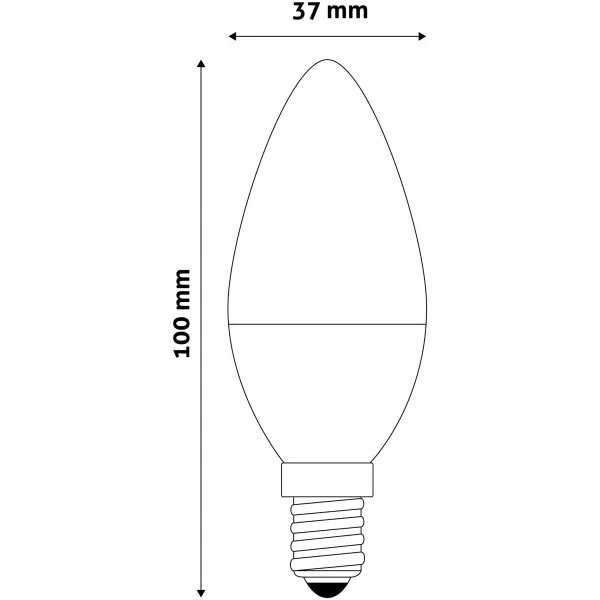 LED Candle E14 4W NW