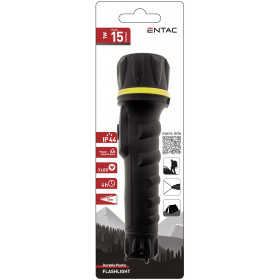 Entac Flashlight 2AA Plastic