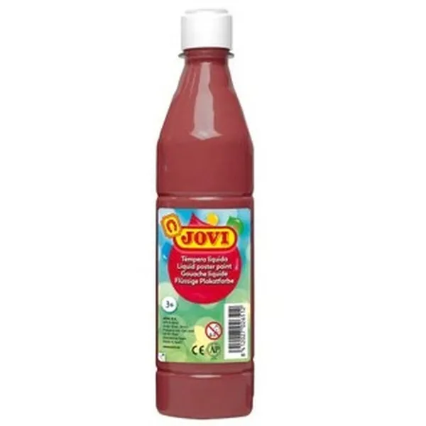 Tempera Jovi Brown 500 ml (12 Units)