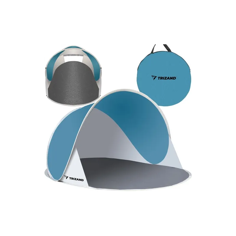 Beach tent 145x100x70cm - turquoise - white