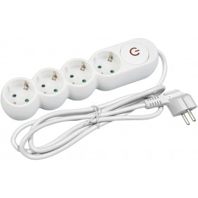 Socket Extension Cord D1 4 Entac Sockets With Switch 1.5m 3G1.5