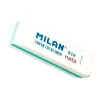 Eraser Set Milan 612 NATA White 7,8 x 2,3 x 1,2 cm 12 Pieces (25 Units)