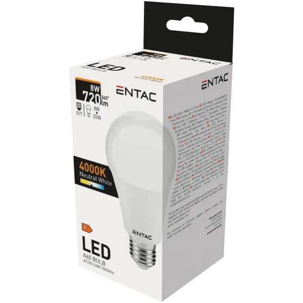 LED Globe E27 8W NW