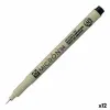 Marķieris Talens Sakura PIGMA MICRON 04 Melns (12 gb.)