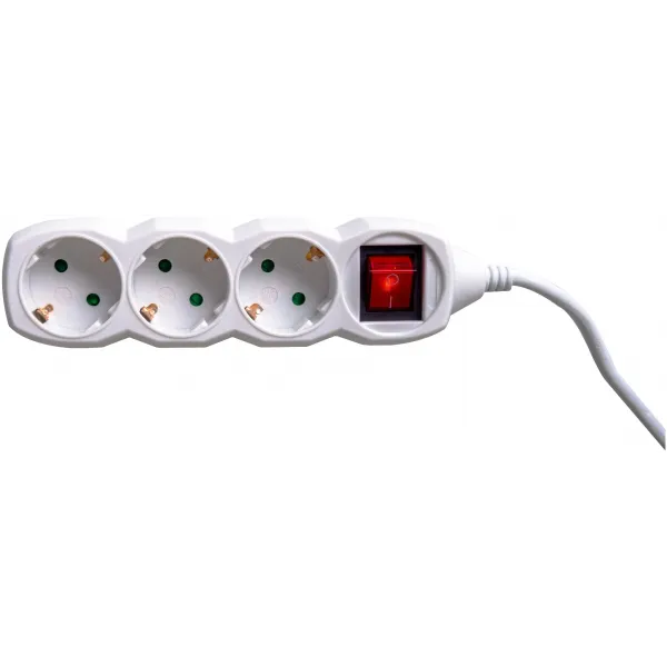 Socket Extension Cord S1 3 Sockets With Switch 1.5m