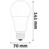 LED Globe E27 18W WW