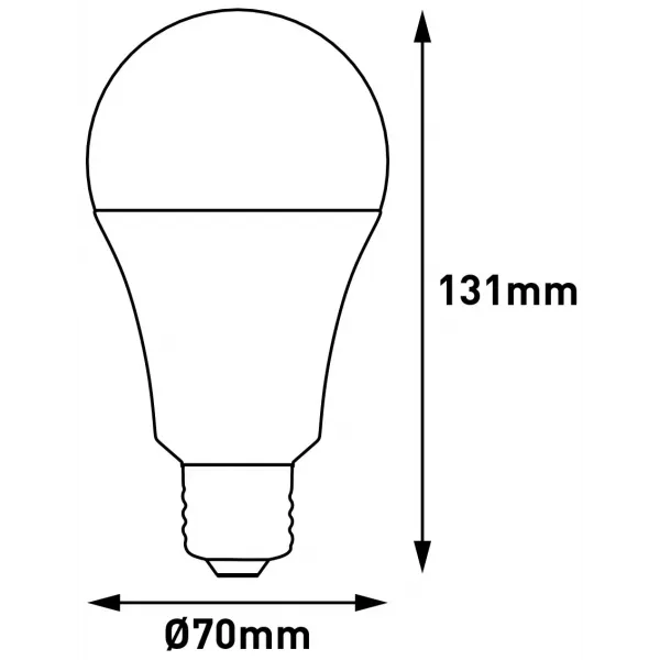 LED Globe E27 18W NW Duo Pack