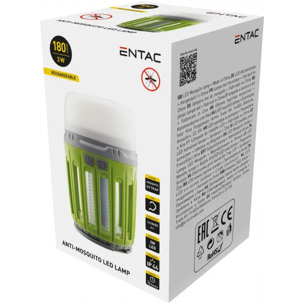 Entac Camping Light Scrubbing Plastic Green